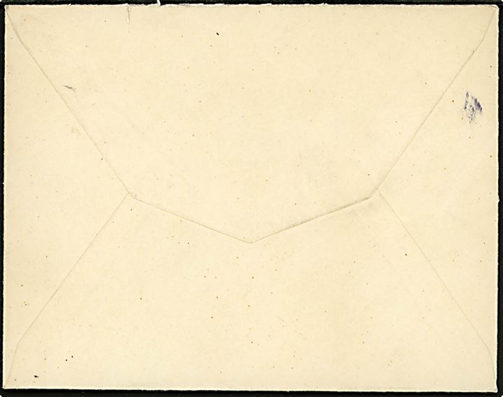 15 øre H. C. Andersen på brev annulleret med ovalt jernbanestempel STOKKEMARKE * M. T. J. * d. 25.10.1935 til København. M. T. J. = Maribo - Torrig Jernbane. Ikke registreret af Bendix.