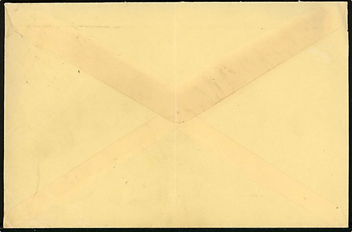 20 øre Chr. X på brev fra København annulleret Esbjerg d. 4.3.1944 til Hedehusene. Påskrevet: “Indgaaet til Esbjerg fastklæbet til et andet Brev fra samme Afsender” og violet stempel Esbjerg Postkontor. 