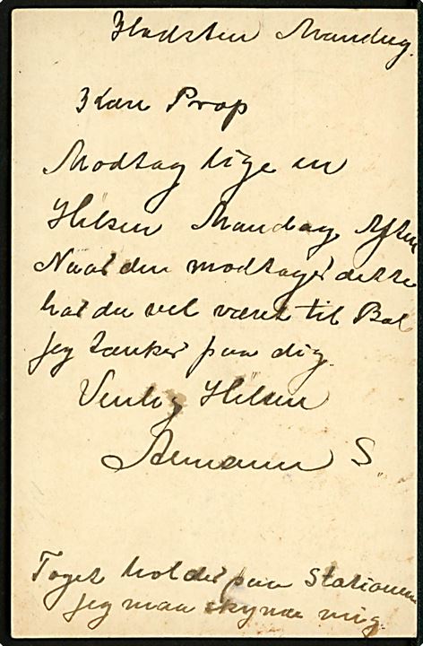 7 øre Chr. X helsagsbrevkort (fabr. 50-I) fra Hadsten annulleret med fejlgraveret bureaustempel Fredericia - Aalbobg T. 941 d. 18.10.1920 til Randers. Tidligst reg. brugsdato jf. Hovard.