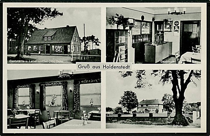 Tyskland, Holdenstedt, partier med skole og gæstgiveri. 