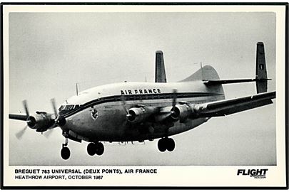Breguet 763 Universal fra Air France i Heathrow 1967.Fligth International u/no.