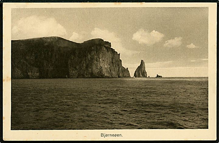Svalbard/Spitzbergen. Bjørneøen. P. E. Ritter no. 489.