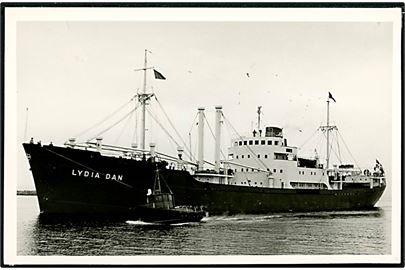 Lydia Dan, M/S, rederiet J. Lauritzen. Fotokort u/no.