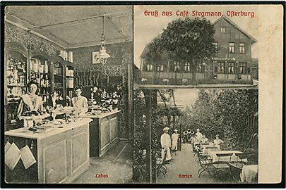 Osterburg, Cafe Stegmann. Döring no. 23414.