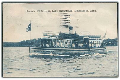 Dampskibet White Bear, Lake Minnetonka, Minneapolis, Minn. A. C. Bosselman & Co. no. 5149.