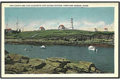 Cape Elizabeth fyrtaarn. Chrisholm no. 134024.
