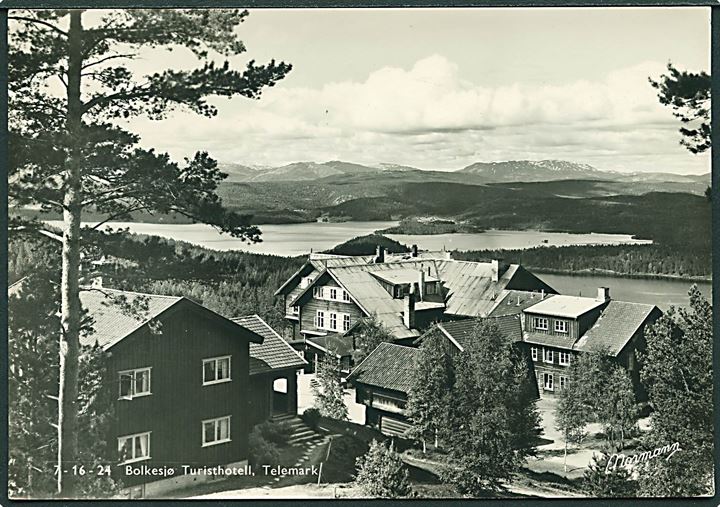 Bolkesjø Turisthotel i Telemark, Norge. Normann no. 7-16-24.