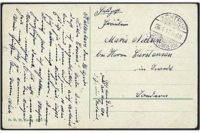 Feltpost kort fra Achtrup, Tyskland, d. 26.4.1917 til Tønder.