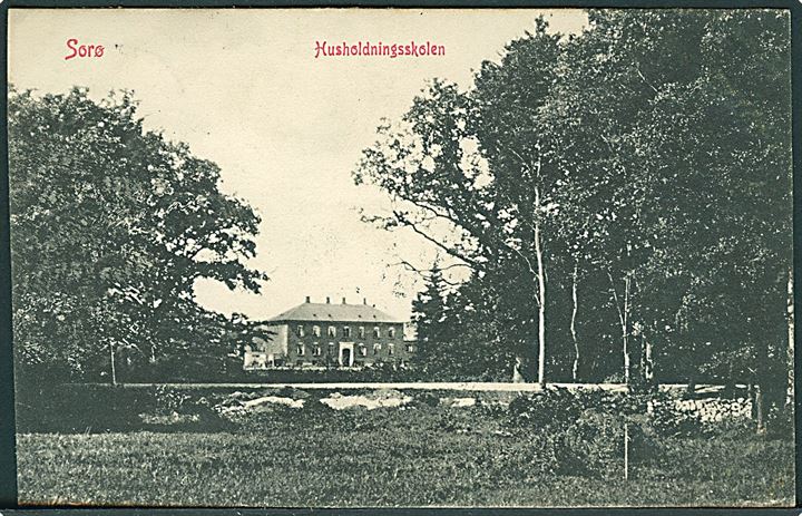 Husholdningsskolen i Sorø. Warburgs Kunstforlag no. 4363.