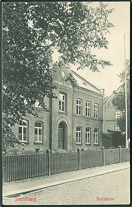 Realskolen i Svendborg. Warburgs Kunstforlag no. 4619.
