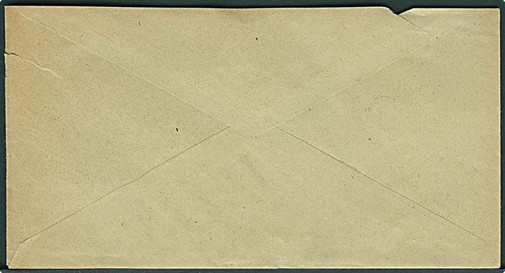 Ufrankeret Posttjeneste kuvert Opm. Form. No. 175 fra Kjøbenhavn Ø d. 11.2. 1916. Indeholder skrivelse fra Østerbro Postkontor vedr. anbefalet brev til Irkutsk som er konfiskeret af den russiske militærcensur. 