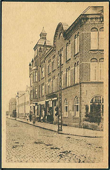Jernbanegade i Brønderslev. Stenders no. 49118.