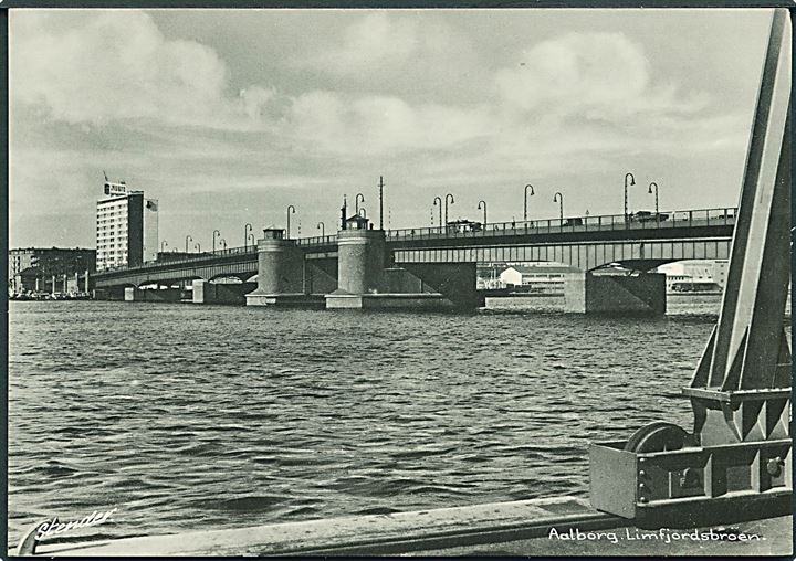Limfjordsbroen i Aalborg. Stenders, Aalborg no. 1025 K. 