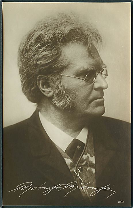 Bjørnstjerne Martinus Bjørnson 1832 - 1910 (var en norsk forfatter). Fotokort no. 1093.