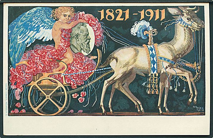IVL Diez: 1821 - 1911. Engle i karet. U/no. 