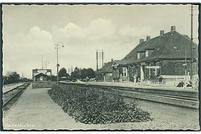 Stationen ved Hedehusene. Aage Skov no. 17013.