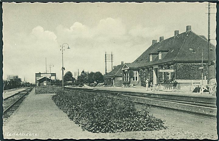 Stationen ved Hedehusene. Aage Skov no. 17013.