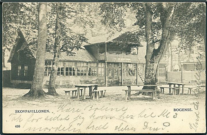 Skovpavillonen Belvedére i Bogense. No. 416. 