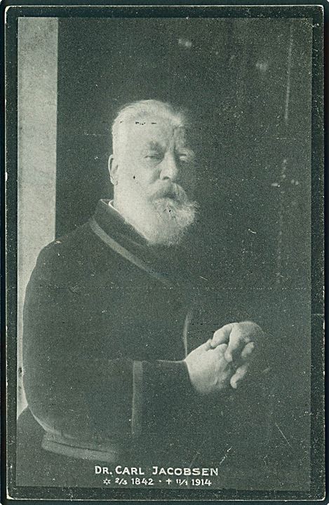 Dr. Carl Jacobsen. 273 1842 - 11/1 1914. (Brygger). Alex Vincents u/no. 