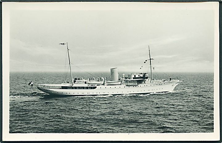 Dannebrog, kongeskibet. Stenders Marine no. 502.