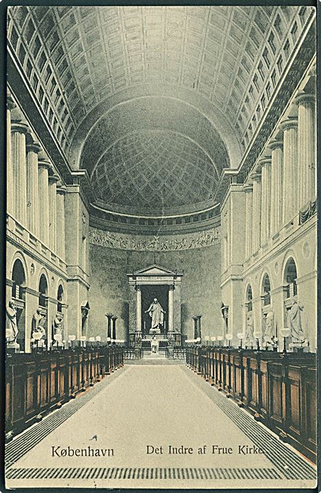 Det indre af Frue Kirke, København. B. M. & Co. no. 32.
