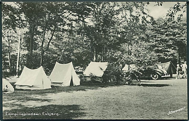 Campingpladsen i Esbjerg. Stender, Esbjerg no. 128 K. 