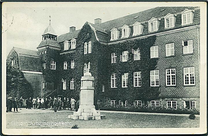 Arbejderhøjskole i Esbjerg. Stenders no. 66020. 