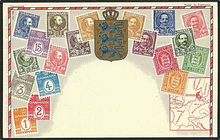 Danske frimærker. O. Zieher no. 72.