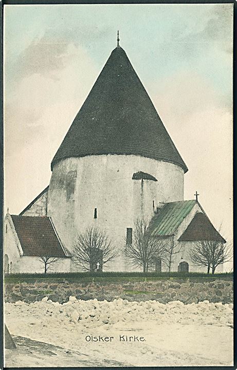 Olsker Kirke på Bornholm. Stenders no. 6722. 