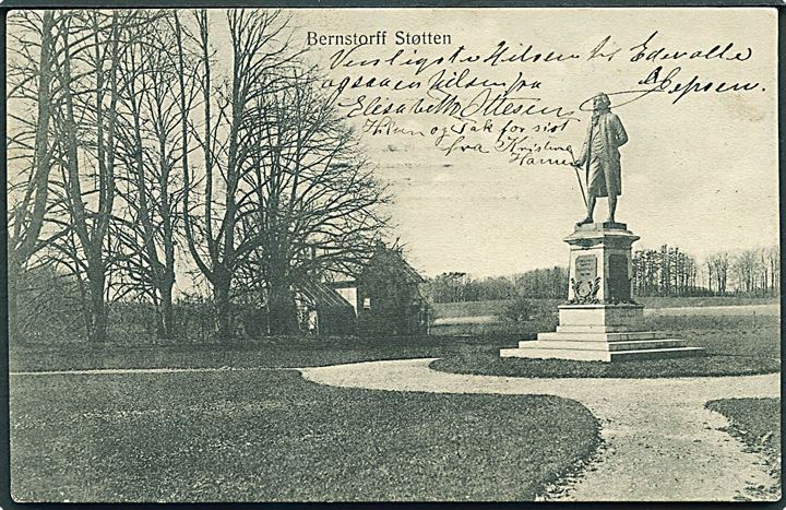 Bernstorff Støtten Statue, Gentofte. Sk. B. & Kf. no. 2939. 