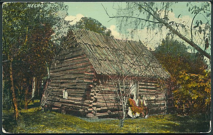 Negro Hut, Dansk Vestindien. T. P. & Co. N. Y., Series 836-4. 