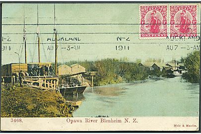 Opawa River Blenheim N. Z. Muir & Moodie no. 3468. 