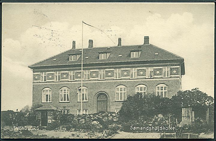 Sømandhøjskolen i Svendborg. Stenders no. 11162. 