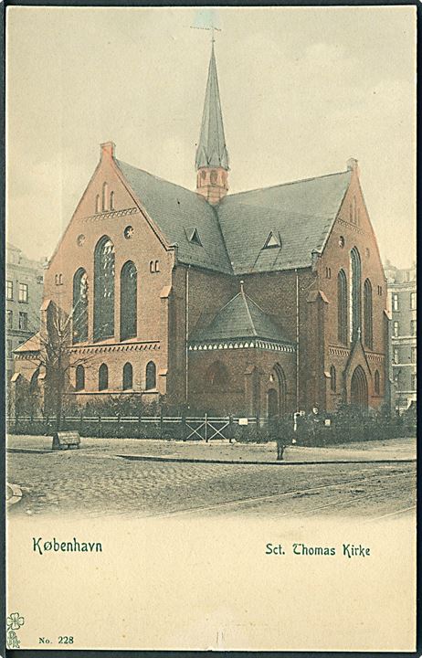 Sct. Thomas Kirke, København. Peter Alstrups no. 228. 