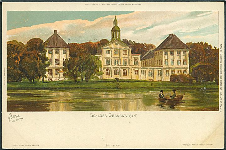Schloss Gravenstein. Ritter & Kloeden, serie 12 no. 204 - 218. 