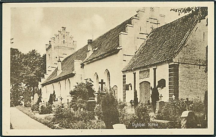 Dybbøl Kirke. Stenders, Dybbøl no. 51695. 