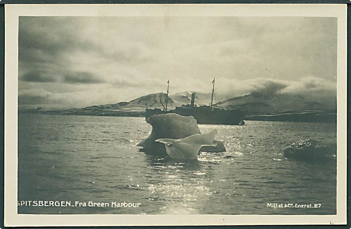 Svalbard. Fra Green Harbour med dampskib. Mittet no. 27.
