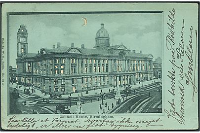 Birmingham. Council House. Hold mod lys/Hold to Light. W.H. No. 3110.