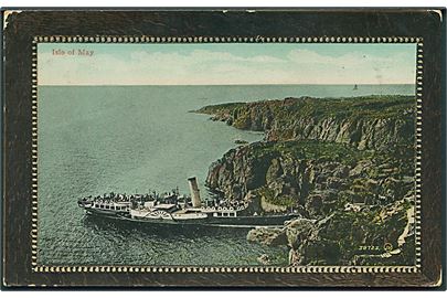 England. Isle of May med dampskib. Valentine no. 38725.