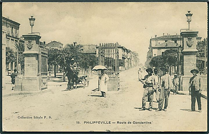 Philippeville, Route de Constantine. Ideale u/no.
