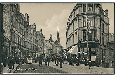 Stirling. Barnton Street. Davidson's Real Photo Print Series no. 51752.