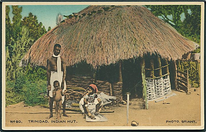 Trinidad. Indian Hut. Davidson & Todd no. 20.