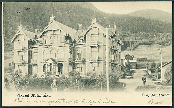 Grand Hotel Åre, Åre i Jemtland, Sverige. O. E. K. no. 160. 