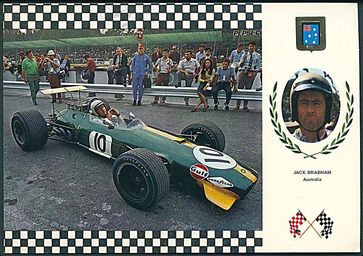 Jack Brabham, Australien. F. 1. Motors Repco 860. No. 12 Serie Gran Prix. 
