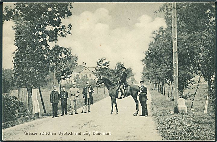 Grænsen mellem Danmark og Tyskland ved Frederikshøj. U/no. 