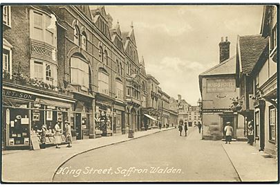 King Street, Saffron Walden. Hart & Son no. 69136. (Svagt knæk). 