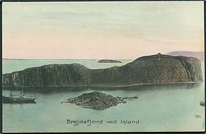 Brejdafjord, parti fra. Stenders no. 10155. Kvalitet 9