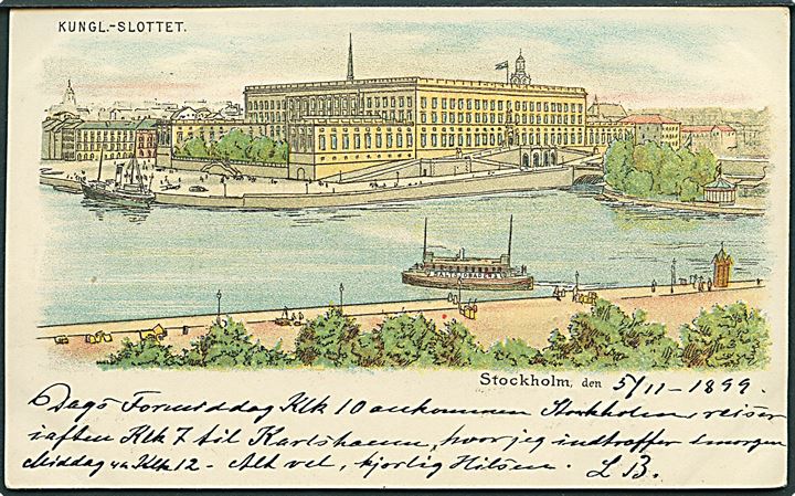 Stockholm, Kungl.-Slottet. U/no. Kvalitet 7