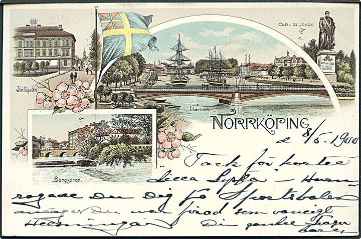 Norrköping, partier fra. U/no. Kvalitet 8
