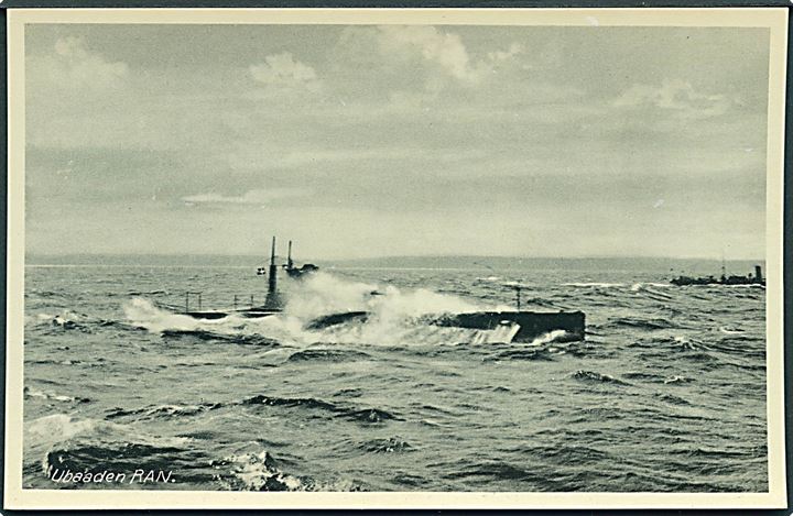 Dansk Marine. V.T. & A. serie U no. 176. “Ran”, undervandsbåd B9. Kvalitet 8
